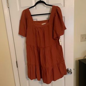 Rust orange Altard State Dress- never worn